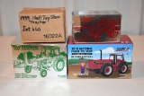(4) Ertl National Farm Toy Show Tractors, 1/64th Scale, With Boxes