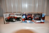 (2) Ertl 1/64th Scale Tractors With Boxes