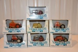 (7) Ertl Vintage Vehicles, 1/43rd Scale Tractors, With Boxes
