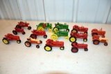 (14) 1/43rd Assorted Tractors, No Box