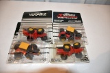 (4) Scale Models 1/64th Scale Versatile Tractors On Cards