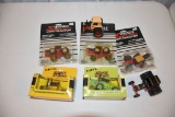 (7) Ertl And Spec Cast 1/64th Tractors, 3 ON Card, 2 No Boxes