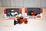 3 Big Bud Tractors, 2 with Box, 1/64th Scale