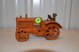 Allis Chalmers Cast Iron Toy with Man, No Box