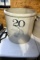 Redwing 20 Gallon Birch Leaf, Stoneware Crock, Small Hairline In The Bottom