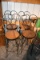 (4) Ice Cream Parlor Stools,