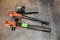 (2) Black & Decker Leaf Blowers, Cordless, One Batter & Poulan Electric Chain Saw