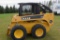 John Deere 317 Diesel Skid Loader, Cage Cab, Power Attach, 72” Bucket, Aux. Hydraulics, Tires At 80%