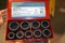 Wisdom 10 Piece, 1'' Deep Drive Impact Socket Set