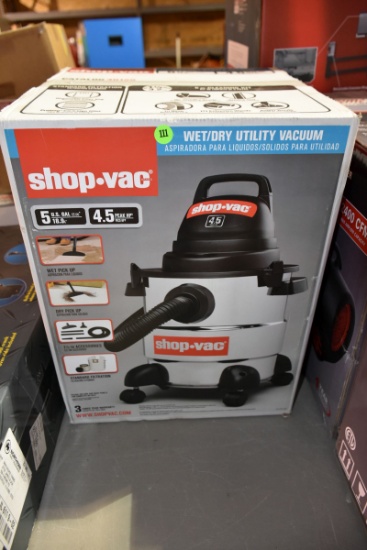 ShopVac, 5 Gallon, Wet/Dry Utility Vacuum