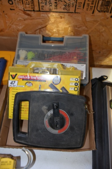 Tire Tool Kit, Electrical Tool Kit, 100FT Tape Measure