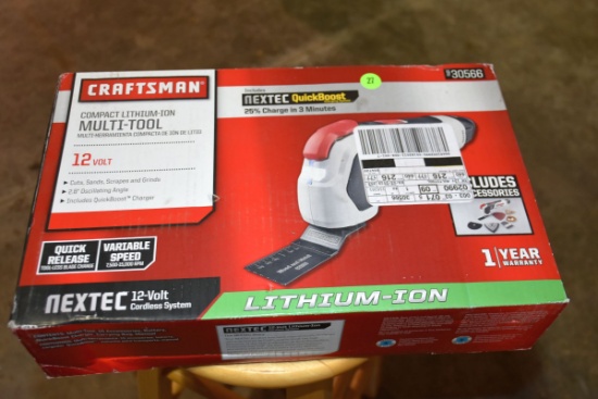 Craftsman Compact 12 Volt Lithium Multi Tool, New In Box