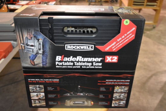 Rockwell BladeRunner Portable Table Top Saw, New In Box