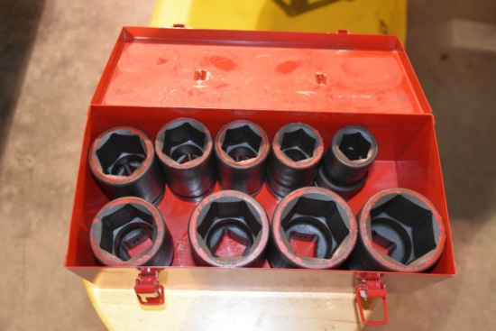 9 Piece 1'' Socket Set