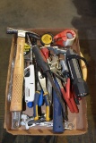 Hammer, Pry Bar, Crescent Wrench And Pliers