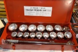 21 Piece 1'' Drive Socket Set In Case