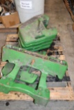 John Deere 8030 Series Front Weight Bracket With 12 Suitcase Weights, Selling 12 x $