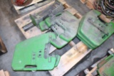 John Deere 8000 Series Front Weight Bracket With 8 Suitcase Weights, Selling 8 x $