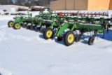 John Deere 856 Row Crop Cultivator, 12 Row 30”, Gauge Wheels, 3pt., Danish Tine, Rolling Shields, Hy