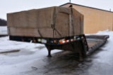 1989 Trail-Eze Double Drop Deck Semi Trailer, 48’, Tandem Axle, Hydraulic Dove Tail, Out Riggers, Cr