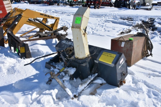 Allied 60" Snowblower, 3pt., 540PTO