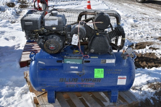 Blue Viper 15 Hp Gas Air Compressor 250 L Tank