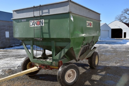 Dakon 350 Gravity Flow Wagon, With 10 Ton Running Gear