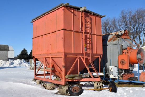 Lowery 1000 Bushel Holding Bin