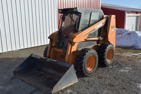 2003 Case 60XT Skid Loader, Full Cab, Heat, 880 Actual Hours, Hand Controls, H-Pattern, Aux. Hyd., 7