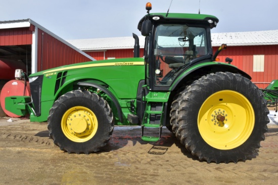 2012 John Deere 8235R MFWD Tractor, 1714 Actual One Owner Hours, 480/80R46 Duals At 85%, 480/70R30 F