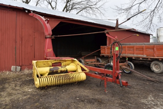 New Holland 717 Forage Chopper With 5’ Hay Head, 540 PTO, SN: 234730, Bought New