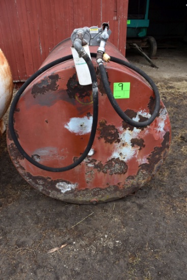 500 Gallon Fuel Barrel With GPI Electric Pump