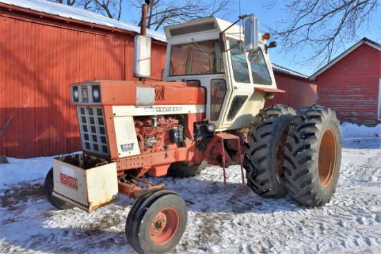 International 966 Tractor, Cab, 7306  Hours, 18.4x34 Duals At 50%, 3pt., 540/1000PTO, 2 Hydraulics,