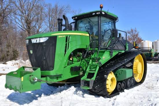 2013 John Deere 9560RT, 1218 Hours, 4 Hydraulics, 16 Side Track Weights On Each Side, Sturd-E-Built