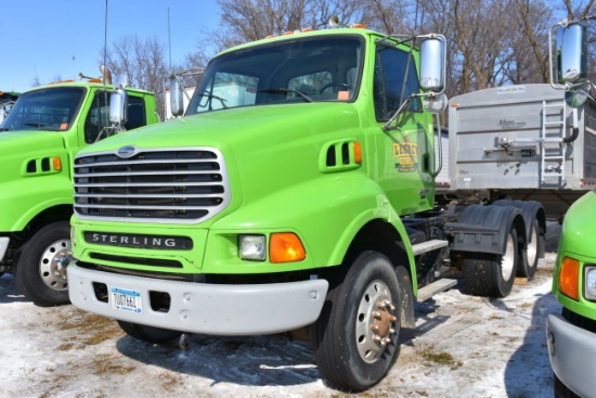 2007 Sterling 9500 Day Cab Semi Tractor, 10 Speed Auto Shift With Manual Paddle Shifter, 3 Pedal Sys