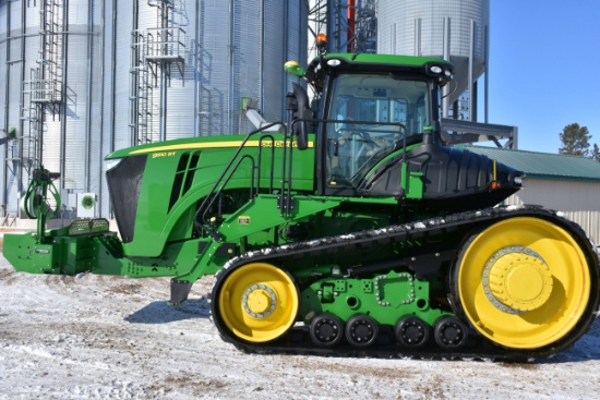 2013 John Deere 9510RT, 1462 One Owner Hours, 36’’ Camo Plast Tracks, Wide Swing Bar, 4 Hydraulics,