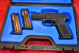 FNHUSA FNS-9 9mm Pistol, Front Rail Mount, 3 Magazines, Hard Case