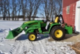 2005 John Deere 3720 MFWD, E Hydro, With 300CX Loader, 72’’ Bucket, 520 Hours, Looks New