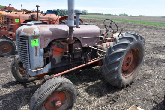 1947 Case Model D Tractor, Wide Front, Not Running, Motor Turns Over, Family Says It Should Run, SN: