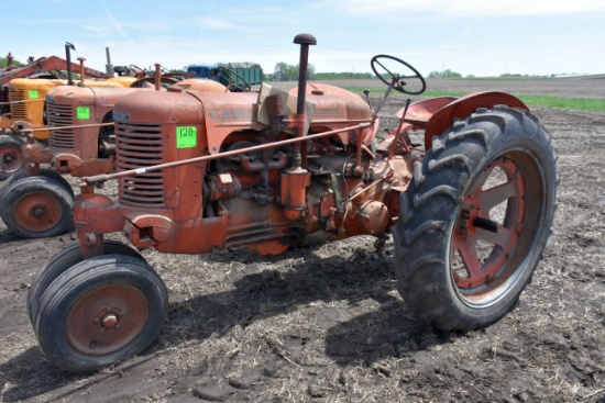 1951 Case Model SC Tractor, Narrow Front, Fenders, Eagle Hitch, Running Condition, Engine Block Is C