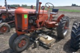 1951 Case VAC Tractor, Narrow Front, Runs, Fenders, With A Woods L306 Belly Mower, SN: 5564080