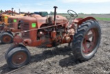 1951 Case Model SC Tractor, Narrow Front, Fenders, Eagle Hitch, Running Condition, Engine Block Is C