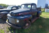 1950 Ford F1 Stepside Pickup, Flathead V8, Motor Stuck, 4 Speed