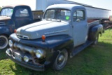 1951 Ford F1 Stepside Pickup, Plate 643-GBE, Flathead V8, Motor Runs, 3 Speed On Collumn with Board