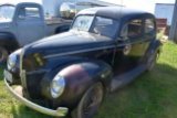 1940 2 Door Sedan, Standard, Flathead V8, Needs Carb Work, Will Run, 3 Speed On Collumn