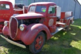 1939 Ford Fire Truck, Meadowlands FD, Flathead V8, Runs but Needs Fuel System Cleaned Out