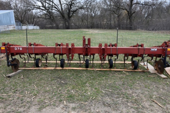 White 378 Row Crop Cultivator, 6 Row 30”, 3pt., Danish Tine