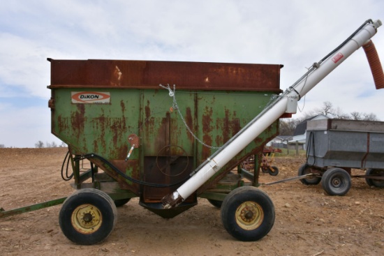 Dakon 175 Bushel Gravity Flow Box With Poly Auger