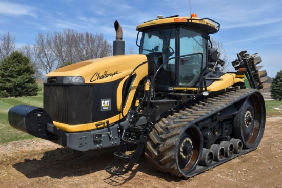 2007 Cat Challenger MT855B, 1858 Hours, 5 Hydraulics, 30” Tracks, 360 Lighting, 20 Front Weights, Po
