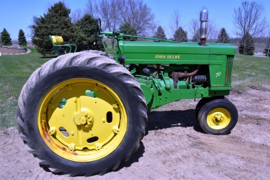 John Deere 70, Narrow Front, Roll-O-Matic, Power Steering, SN: 7012137